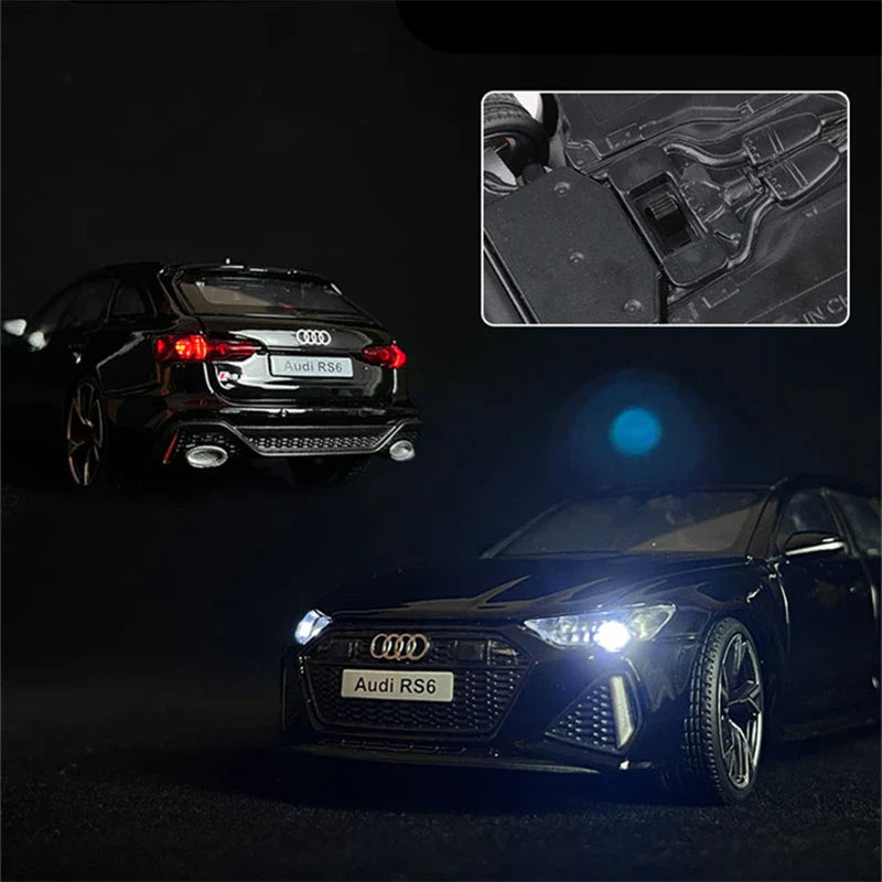 1/32 Scale Audi RS6 Avant Car Model | Premium Alloy | KAIKAMFUNG