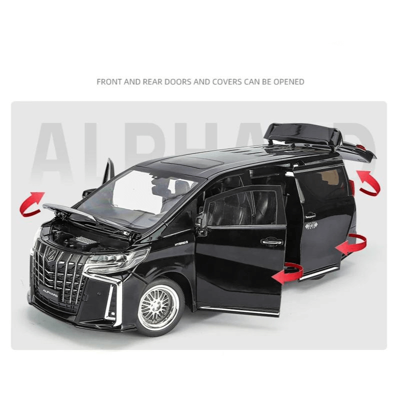 1/18 Scale Toyota Alphard Die-cast Model Car | Premium Alloy | KAIKAMFUNG