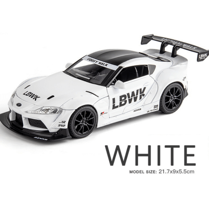 1/22 Scale Toyata Supra Alloy Model Car | Premium Alloy | KAIKAMFUNG