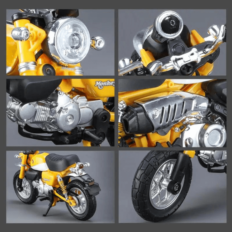 1/12 Scale Honda Monkey 125 Die-cast Motorcyc... | Premium Alloy | KAIKAMFUNG