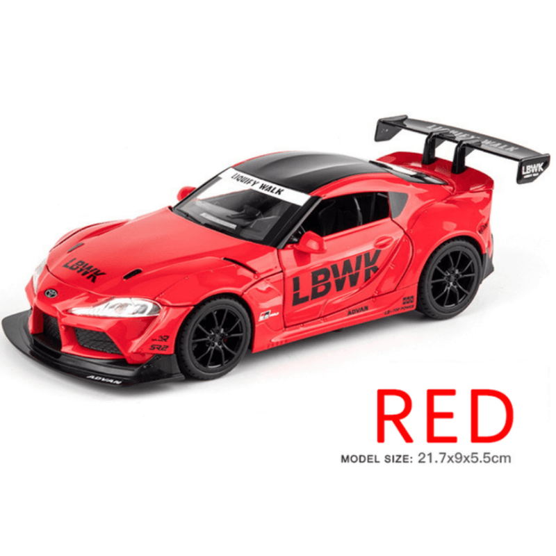 1/22 Scale Toyata Supra Alloy Model Car | Premium Alloy | KAIKAMFUNG