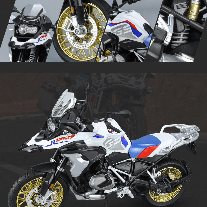 1/9 Scale BMW R1250 GS Motorcycle Model | Premium Alloy | KAIKAMFUNG