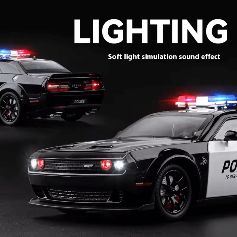1:24 Dodge Challenger SRT Hellcat | Premium Alloy Die-cast Model | KAIKAMFUNG