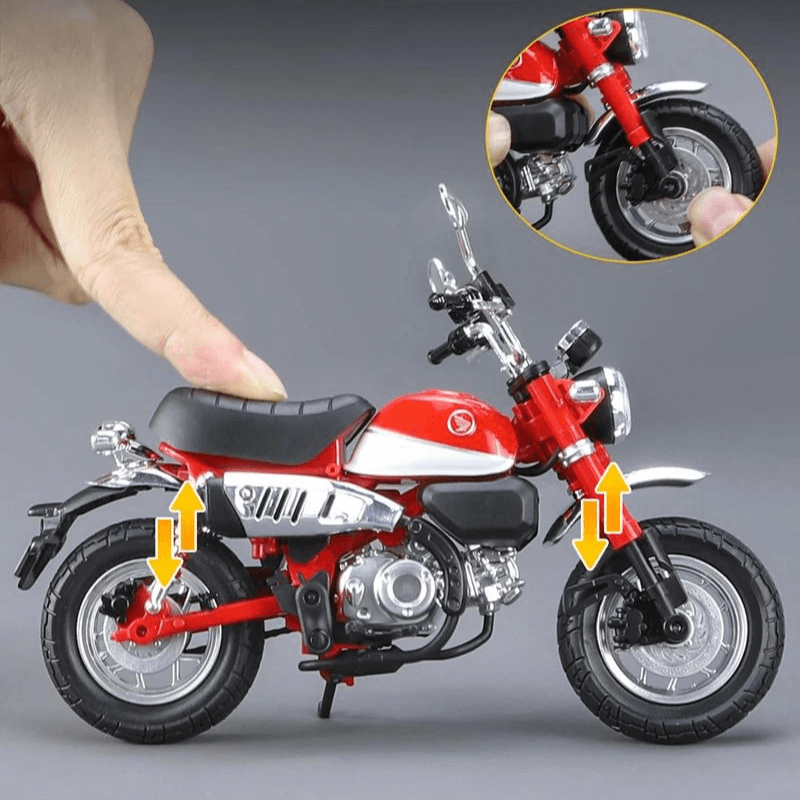 1/12 Scale Honda Monkey 125 Die-cast Motorcyc... | Premium Alloy | KAIKAMFUNG