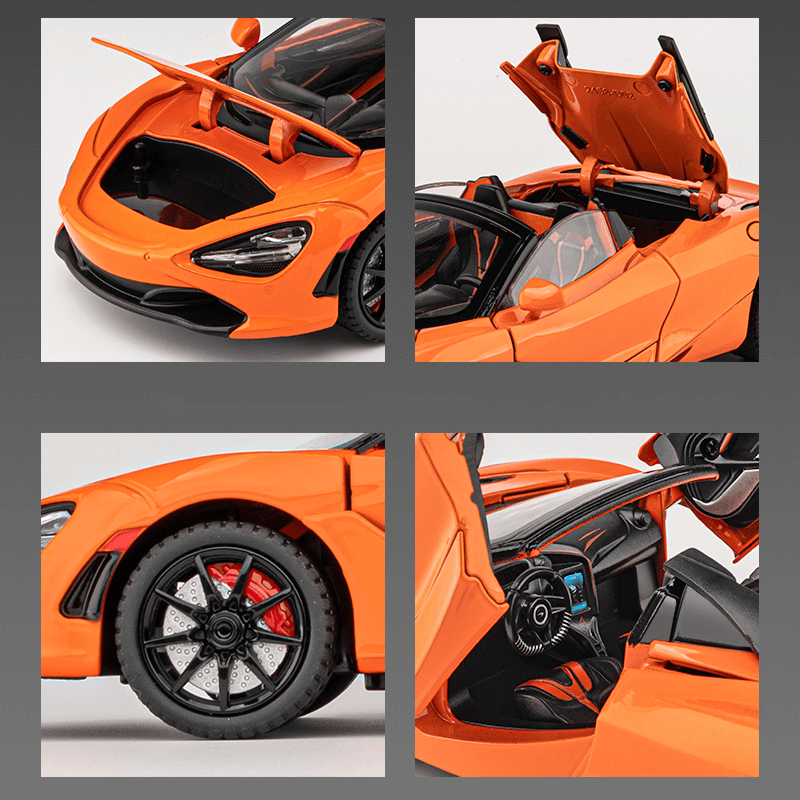 1/24 Scale Mclaren 720s Die-cast Model Car | Premium Alloy | KAIKAMFUNG