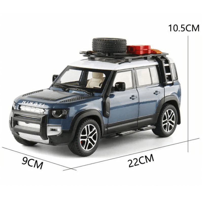 1/24 Scale Land Rover Defender With Tools Die... | Premium Alloy | KAIKAMFUNG