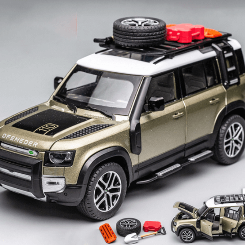 1/24 Scale Land Rover Defender With Tools Die... | Premium Alloy | KAIKAMFUNG