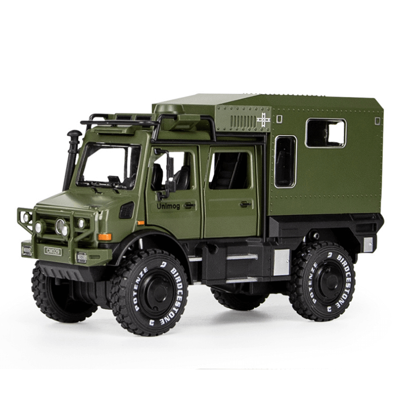 1/28 Scale Unimog Alloy Touring Car Model | Premium Alloy | KAIKAMFUNG