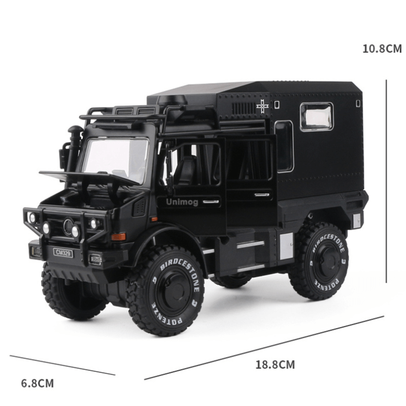 1/28 Scale Unimog Alloy Touring Car Model | Premium Alloy | KAIKAMFUNG
