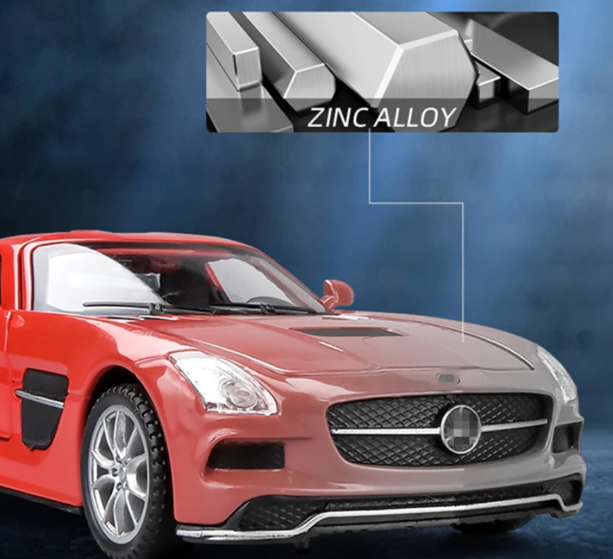 1:32 Benzs SLS AMG-GT Alloy Car Model | Premium Alloy | KAIKAMFUNG