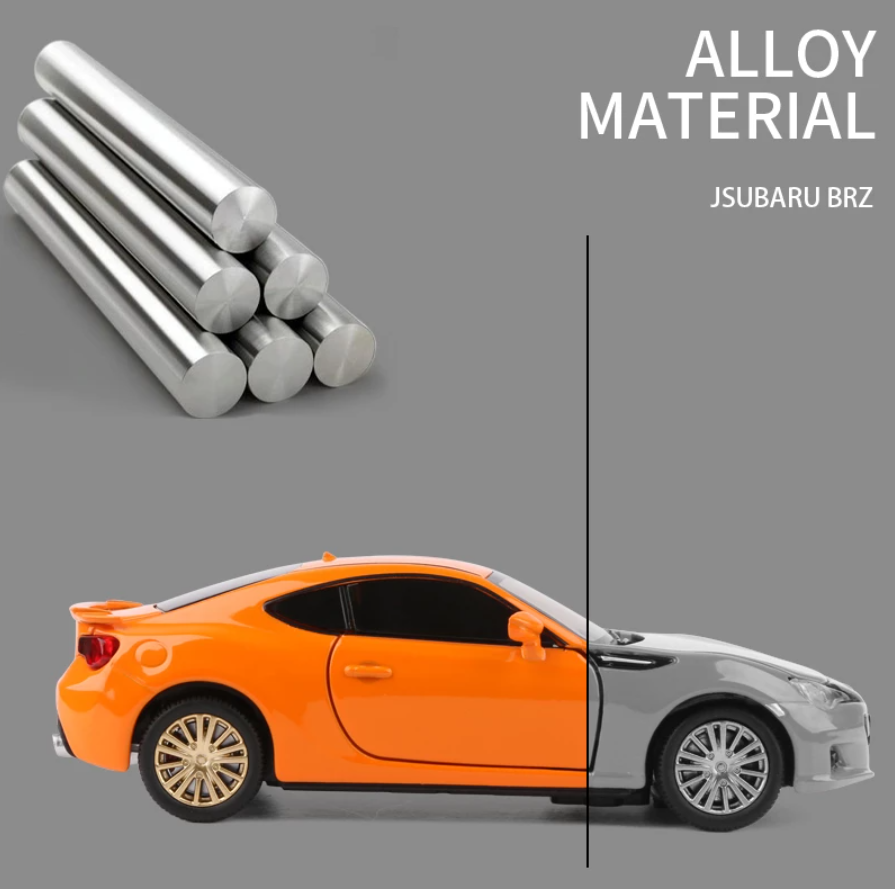 1/32 Subaru BRZ Alloy Sports Car Model | Premium Alloy | KAIKAMFUNG