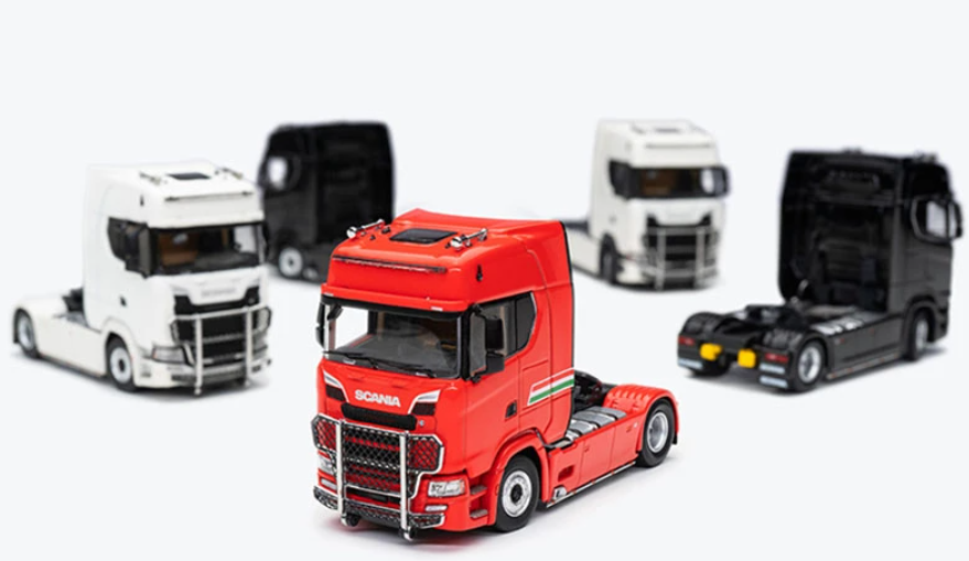 1:64 Scania S730 Transporter Double-layer Fly... | Premium Alloy | KAIKAMFUNG