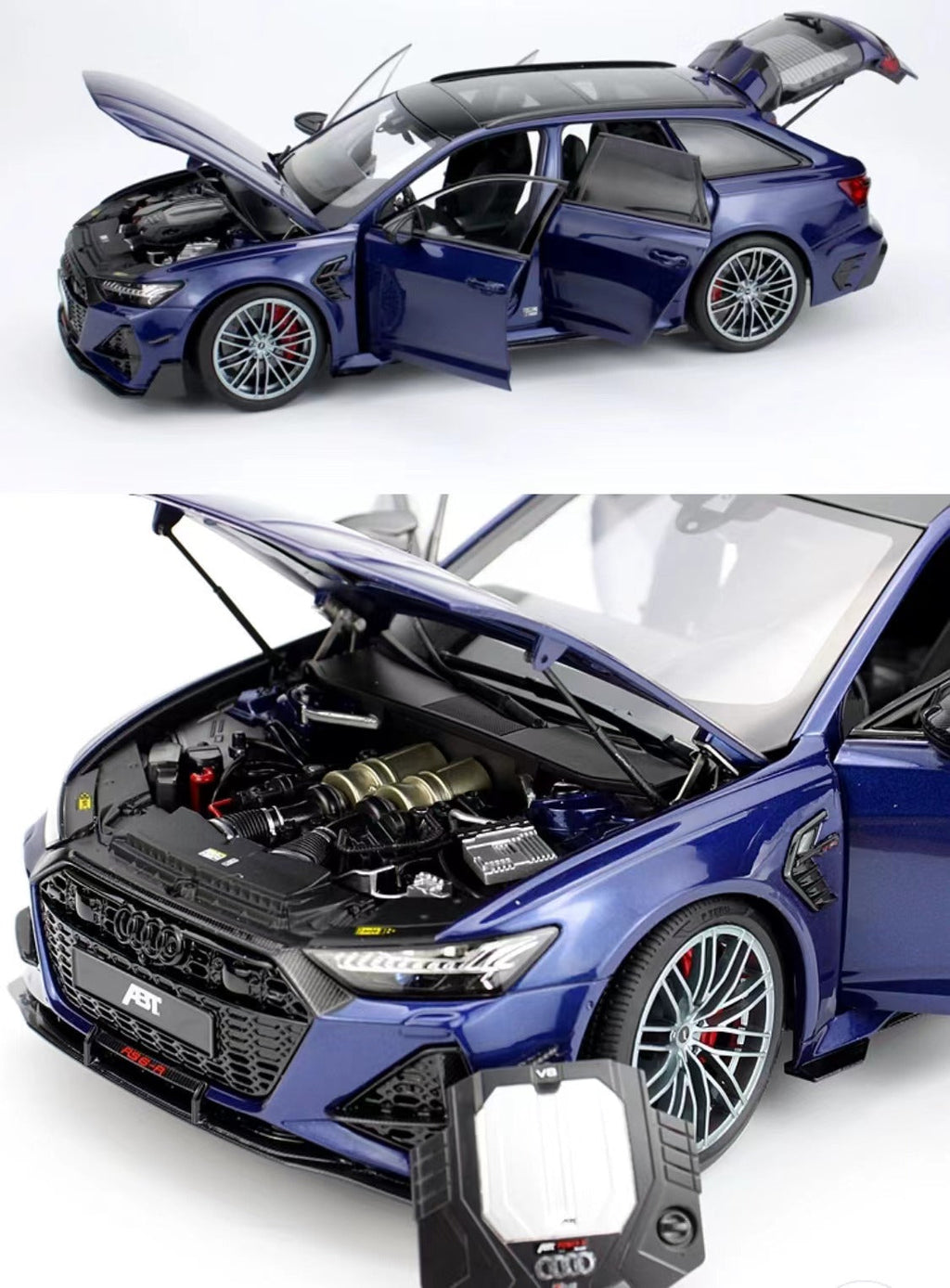 1/18 Scale Audi Rs6 ABT Die-cast Car Model | Premium Alloy | KAIKAMFUNG