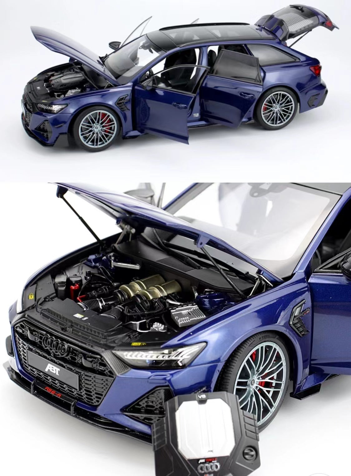 1/18 Scale Audi Rs6 ABT Die-cast Car Model | Premium Alloy | KAIKAMFUNG
