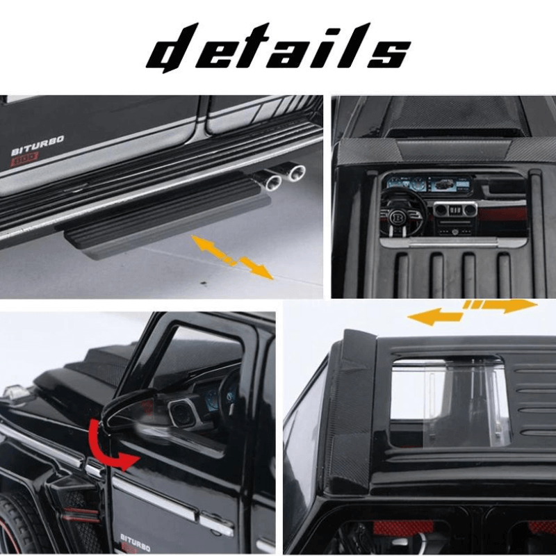 1/24 Mercedes Benz BRABUS G800 Die-cast Model... | Premium Alloy | KAIKAMFUNG