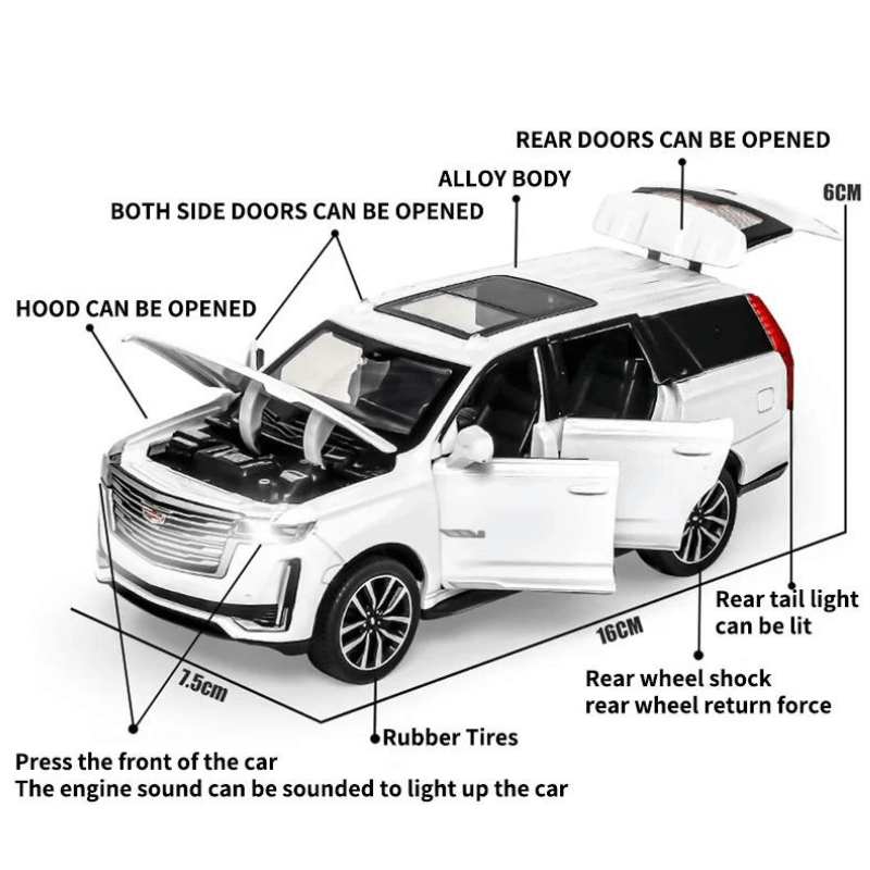 1/32 Scale Cadillac Escalade Die-cast Model C... | Premium Alloy | KAIKAMFUNG