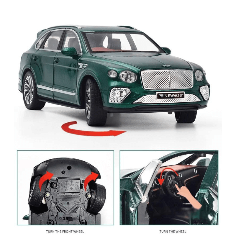 1/24 Scale Bentley Bentayga Die-cast Model Ca... | Premium Alloy | KAIKAMFUNG