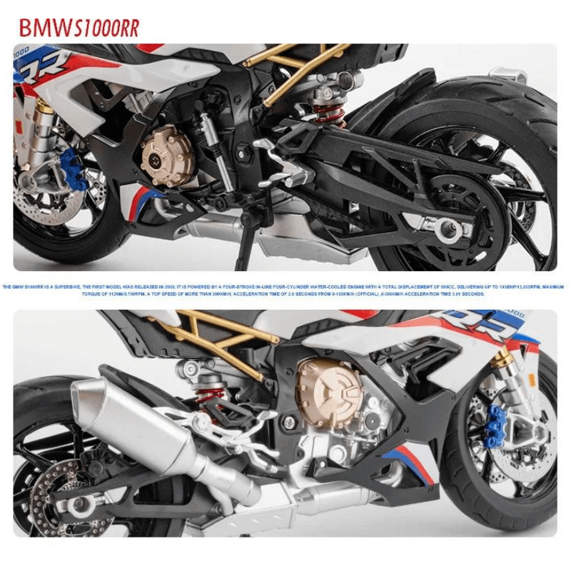 1/9 Scale BMW S1000RR Large Size Alloy Die-Ca... | Premium Alloy | KAIKAMFUNG