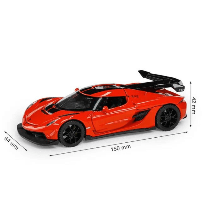1/32 Scale Koenigsegg Jesko Die-cast Model Ca... | Premium Alloy | KAIKAMFUNG