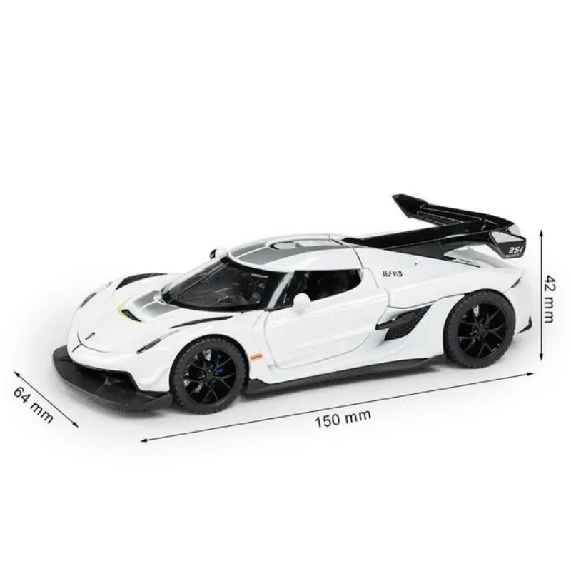 1/32 Scale Koenigsegg Jesko Die-cast Model Ca... | Premium Alloy | KAIKAMFUNG