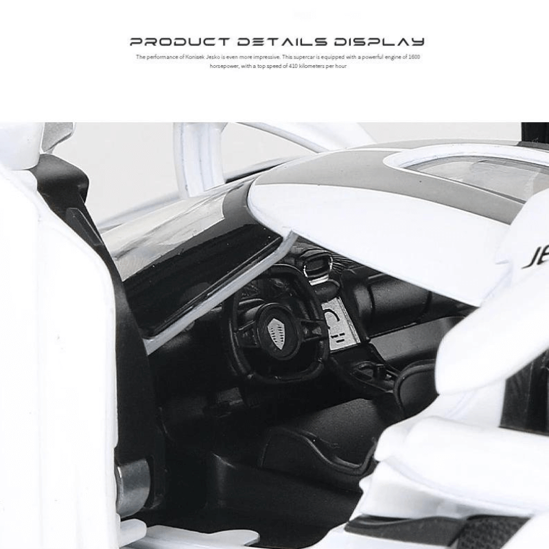 1/32 Scale Koenigsegg Jesko Die-cast Model Ca... | Premium Alloy | KAIKAMFUNG