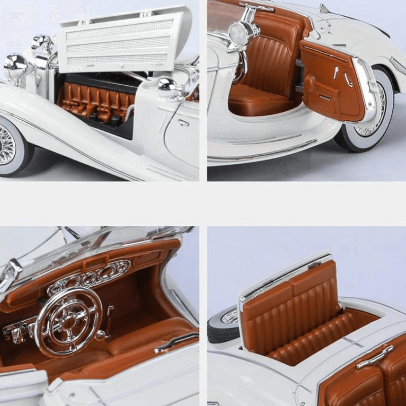 1/24 Scale Mercedes-Benz 500K Classic Car All... | Premium Alloy | KAIKAMFUNG