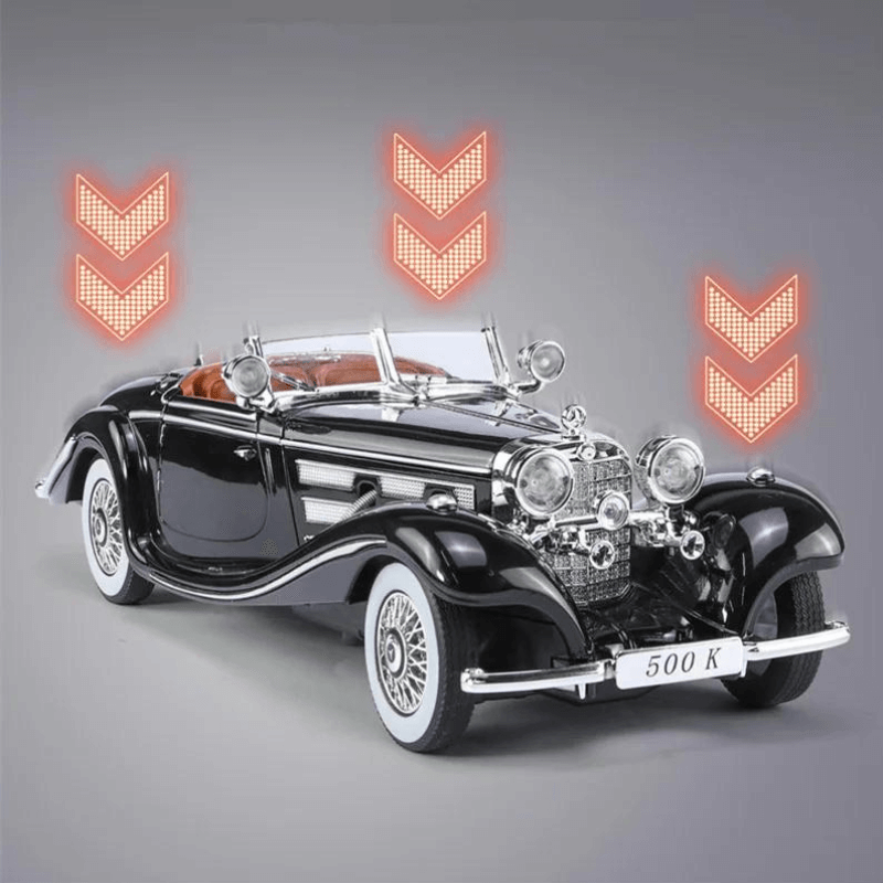 1/24 Scale Mercedes-Benz 500K Classic Car All... | Premium Alloy | KAIKAMFUNG