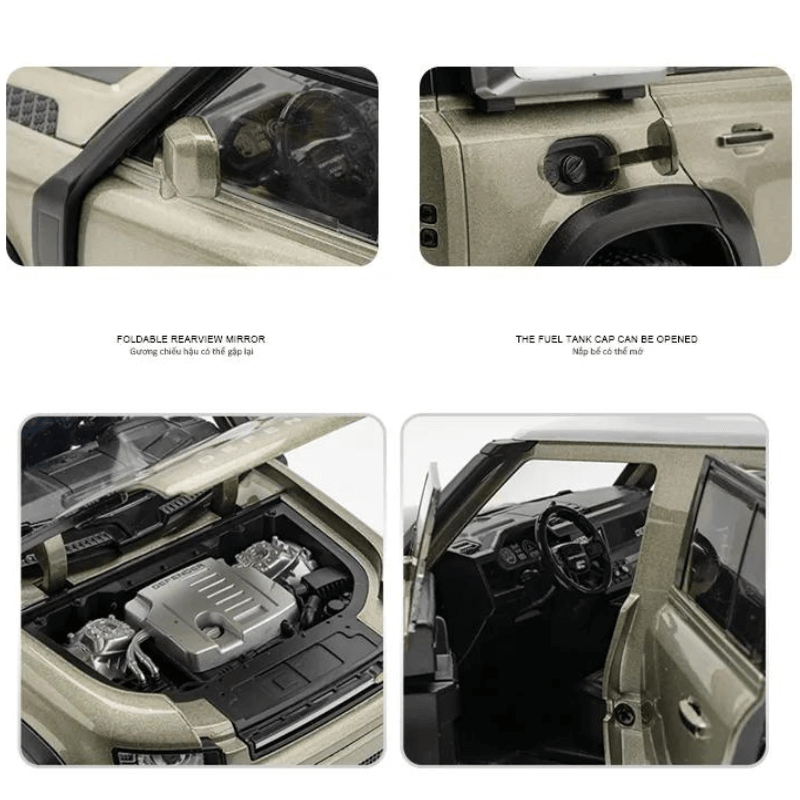1:18 Scale Large Size Land Rover Defender 110 | KAIKAMFUNG