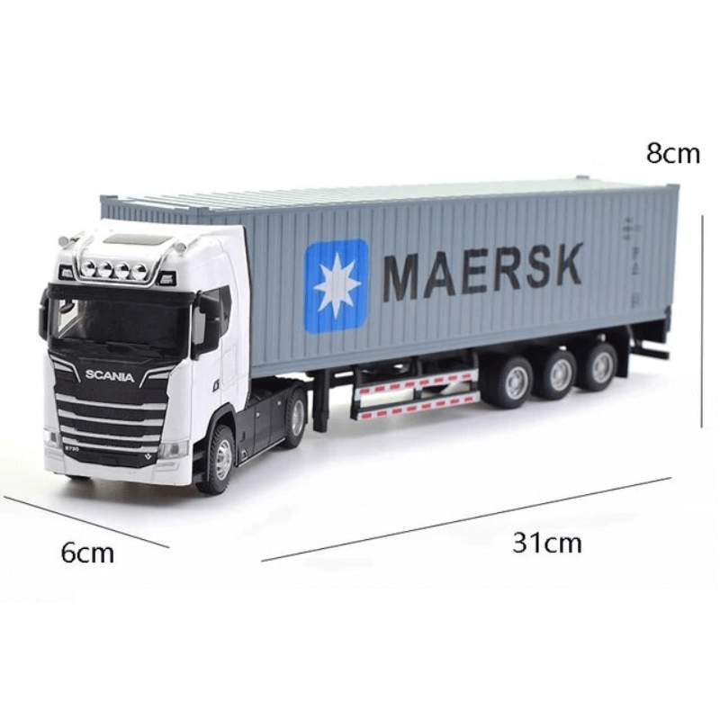 1/50 Scale SCANIA Truck Die-cast Model Car | Premium Alloy | KAIKAMFUNG