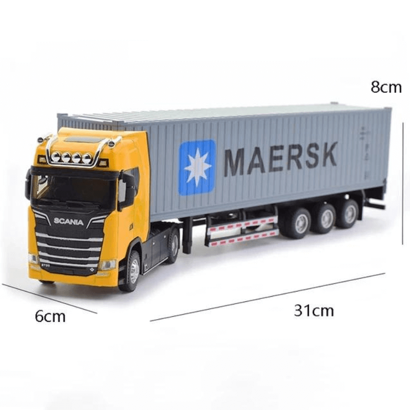 1/50 Scale SCANIA Truck Die-cast Model Car | Premium Alloy | KAIKAMFUNG