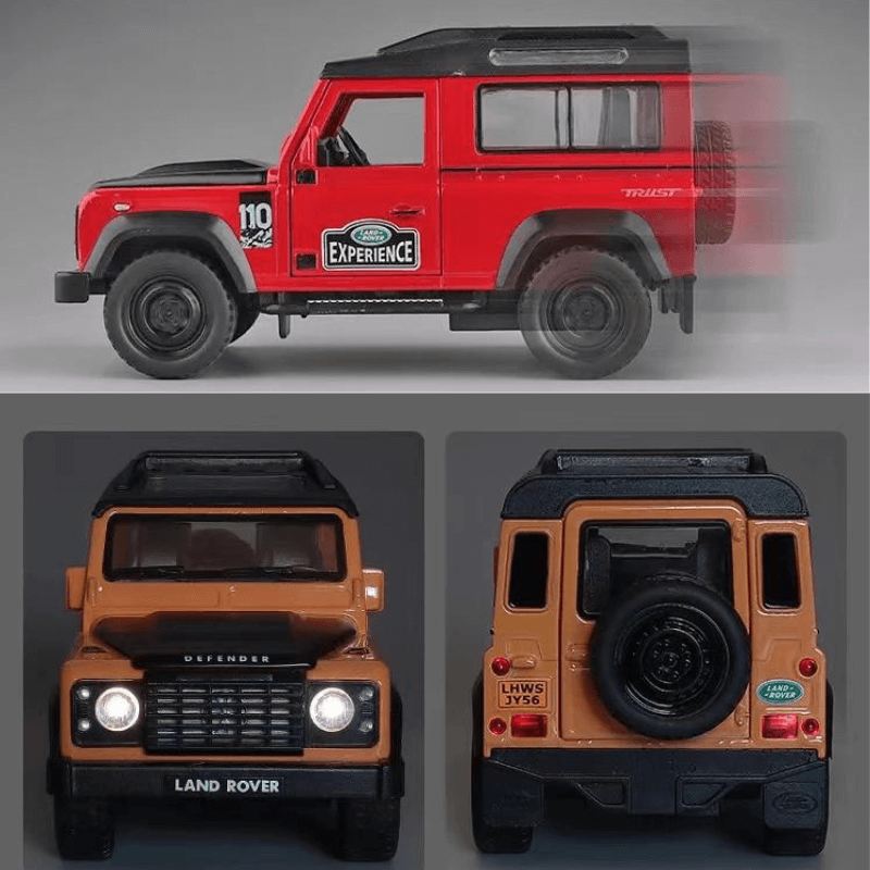 1/32 Scale Land Rover Defender 90 Die-cast Mo... | Premium Alloy | KAIKAMFUNG