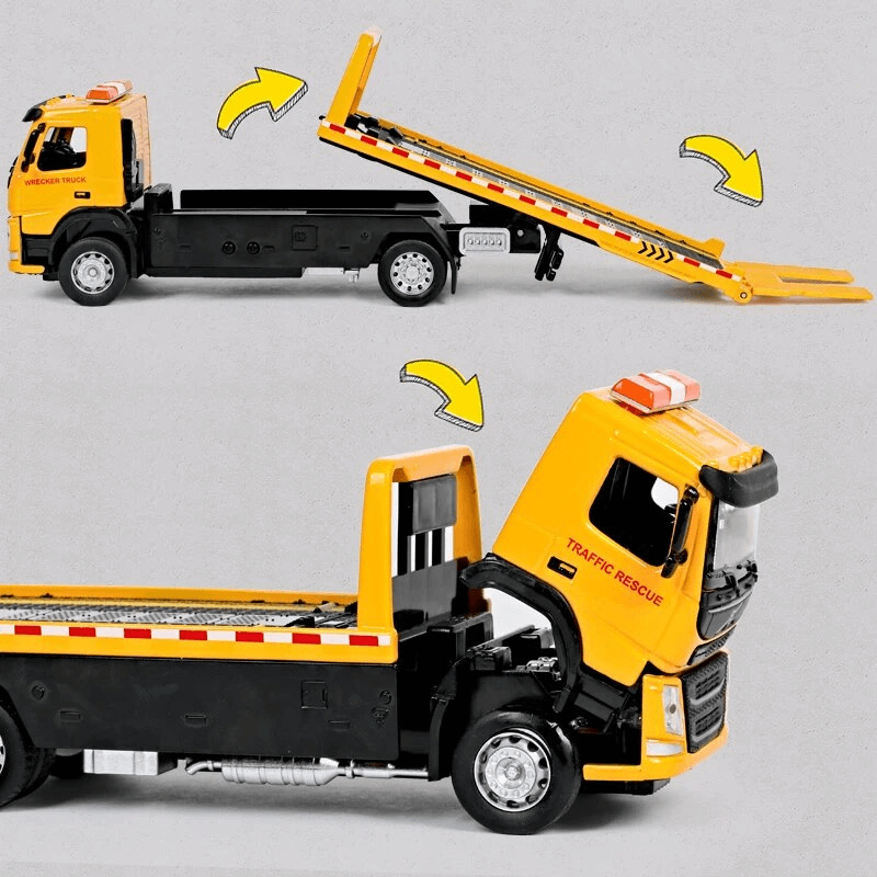 1/50 Scale Volvo Van Trailer Model Car | Premium Alloy | KAIKAMFUNG