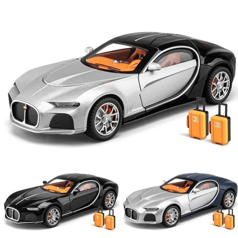 1/24 Scale Bugatti Atlantic Die-cast Model Ca... | Premium Alloy | KAIKAMFUNG