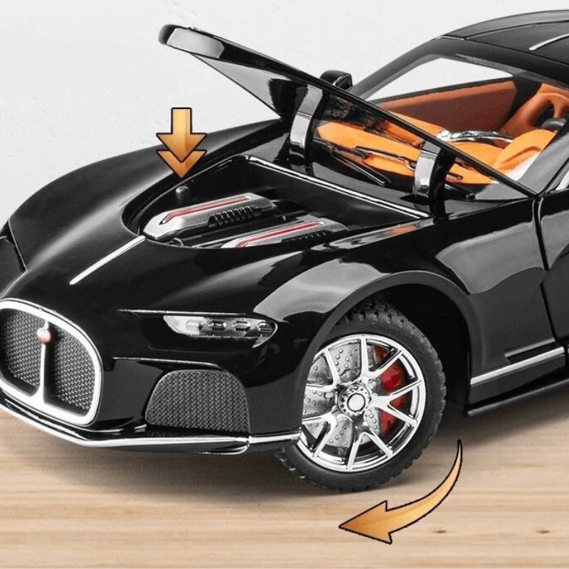 1/24 Scale Bugatti Atlantic Die-cast Model Ca... | Premium Alloy | KAIKAMFUNG