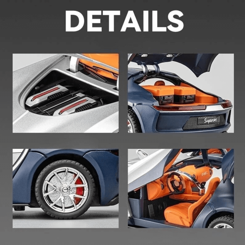1/24 Scale Bugatti Atlantic Die-cast Model Ca... | Premium Alloy | KAIKAMFUNG