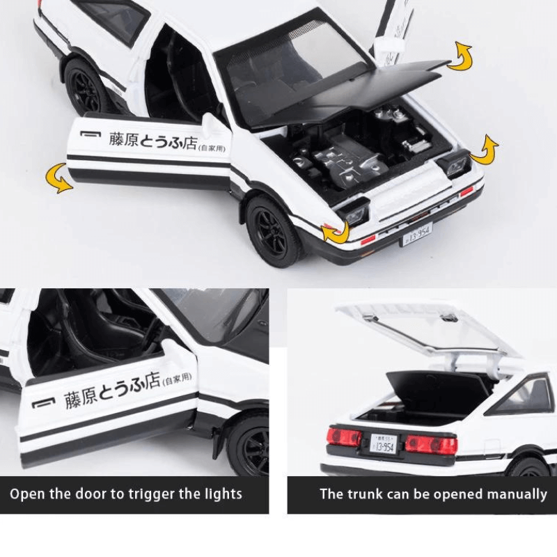 1/32 Scale Toyota AE86 Die-cast Model Car | Premium Alloy | KAIKAMFUNG