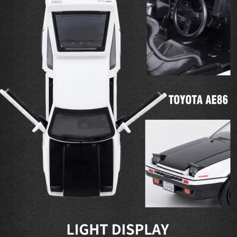 1/32 Scale Toyota AE86 Die-cast Model Car | Premium Alloy | KAIKAMFUNG