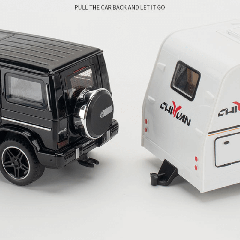1/32 Scale Mercedes Benz G65+RV Die-cast Mode... | Premium Alloy | KAIKAMFUNG