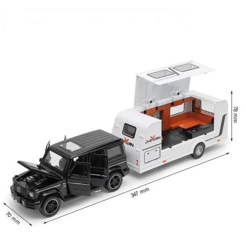 1/32 Scale Mercedes Benz G65+RV Die-cast Mode... | Premium Alloy | KAIKAMFUNG