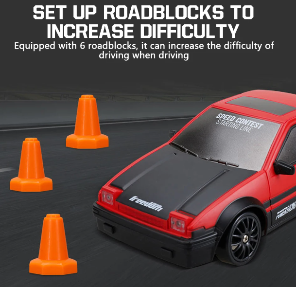 1/24 RC AE86 4WD 2.4G | Premium Alloy Die-cast Model | KAIKAMFUNG