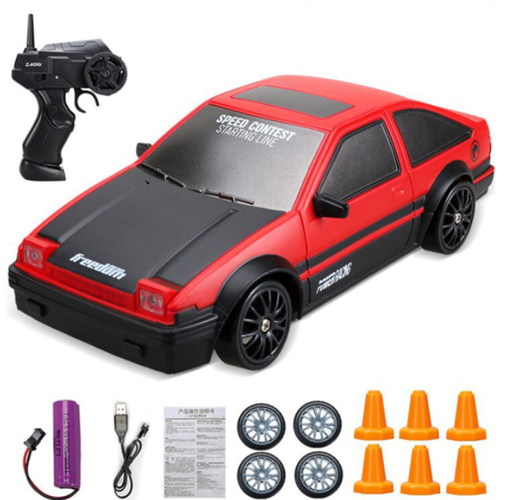1/24 RC AE86 4WD 2.4G | Premium Alloy Die-cast Model | KAIKAMFUNG