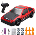 1/24 RC AE86 4WD 2.4G | Premium Alloy Die-cast Model | KAIKAMFUNG