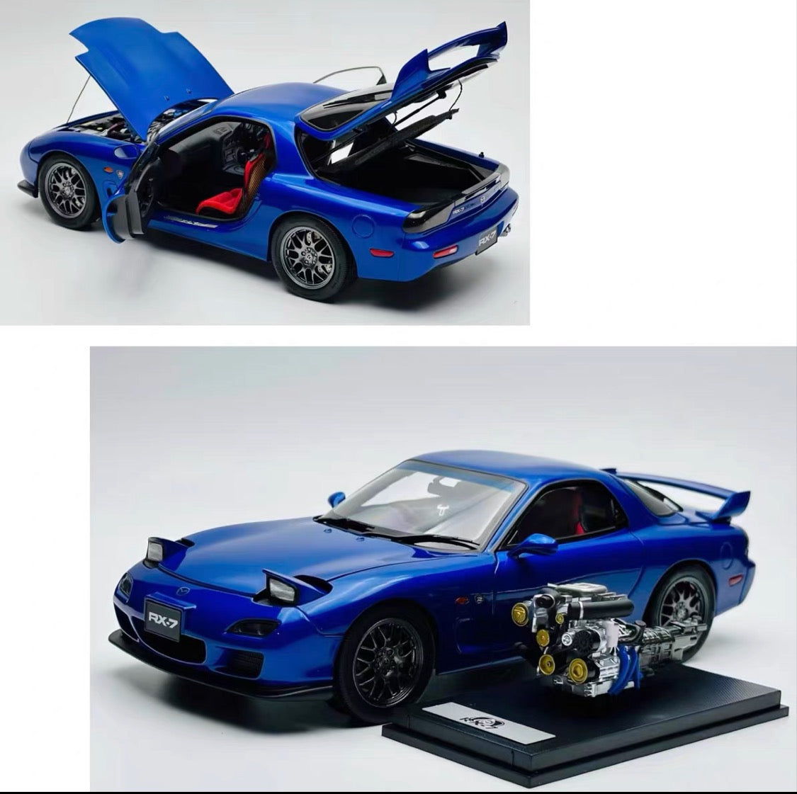 1/18 Scale Mazda RX-7 Die-cast Model Car | Premium Alloy | KAIKAMFUNG