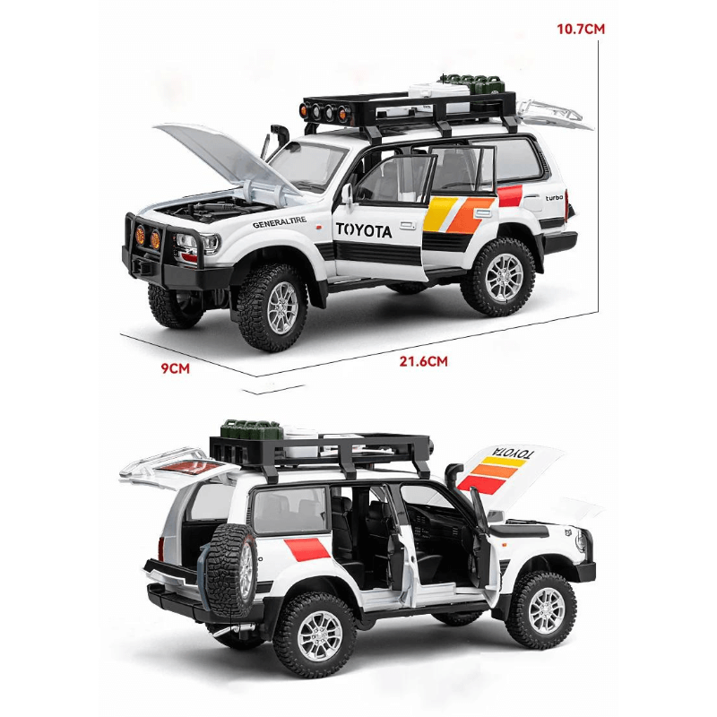 1/24 Scale Toyota Land Cruiser 80 Die-cast Mo... | Premium Alloy | KAIKAMFUNG