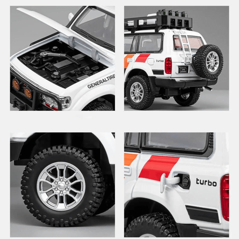 1/24 Scale Toyota Land Cruiser 80 Die-cast Mo... | Premium Alloy | KAIKAMFUNG