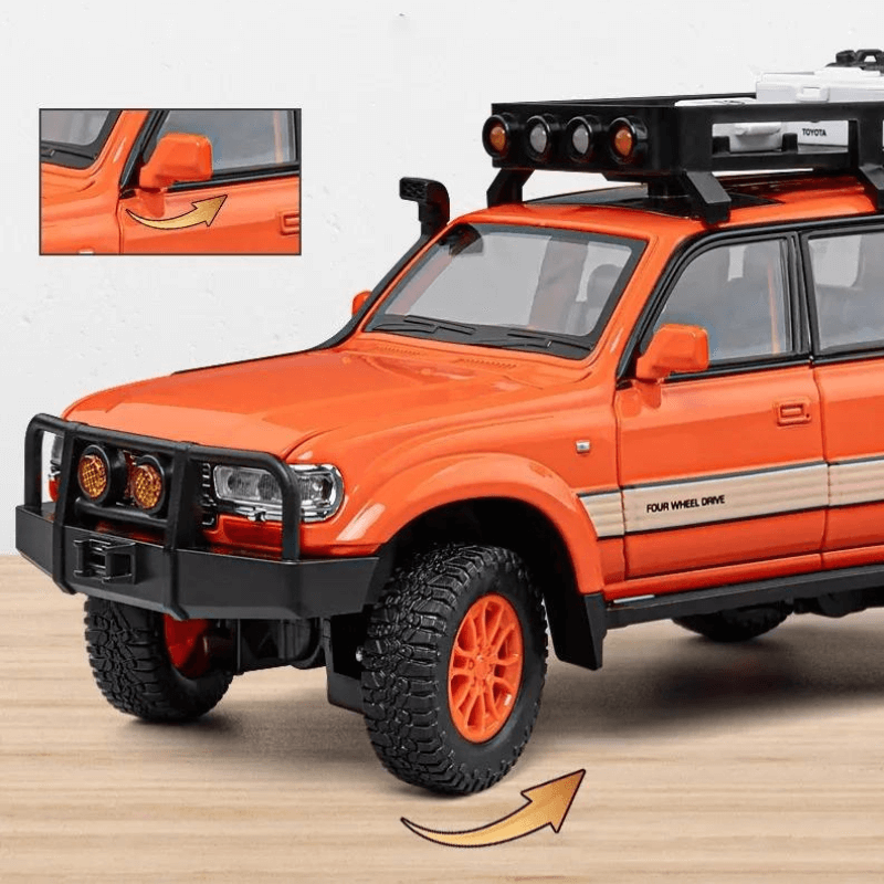 1/24 Scale Toyota Land Cruiser 80 Die-cast Mo... | Premium Alloy | KAIKAMFUNG