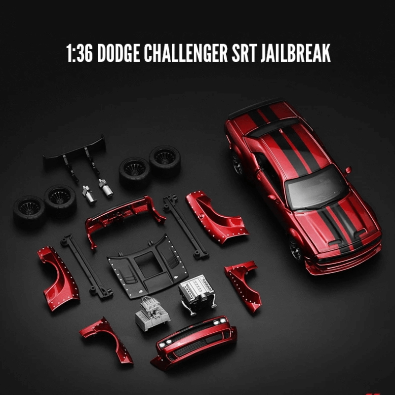 1/36 Scale Dodge Challenger SRT Die-cast Mode... | Premium Alloy | KAIKAMFUNG
