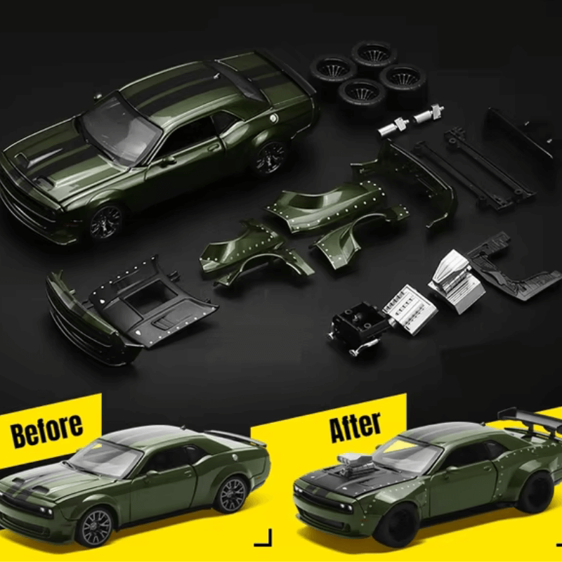 1/36 Scale Dodge Challenger SRT Die-cast Mode... | Premium Alloy | KAIKAMFUNG
