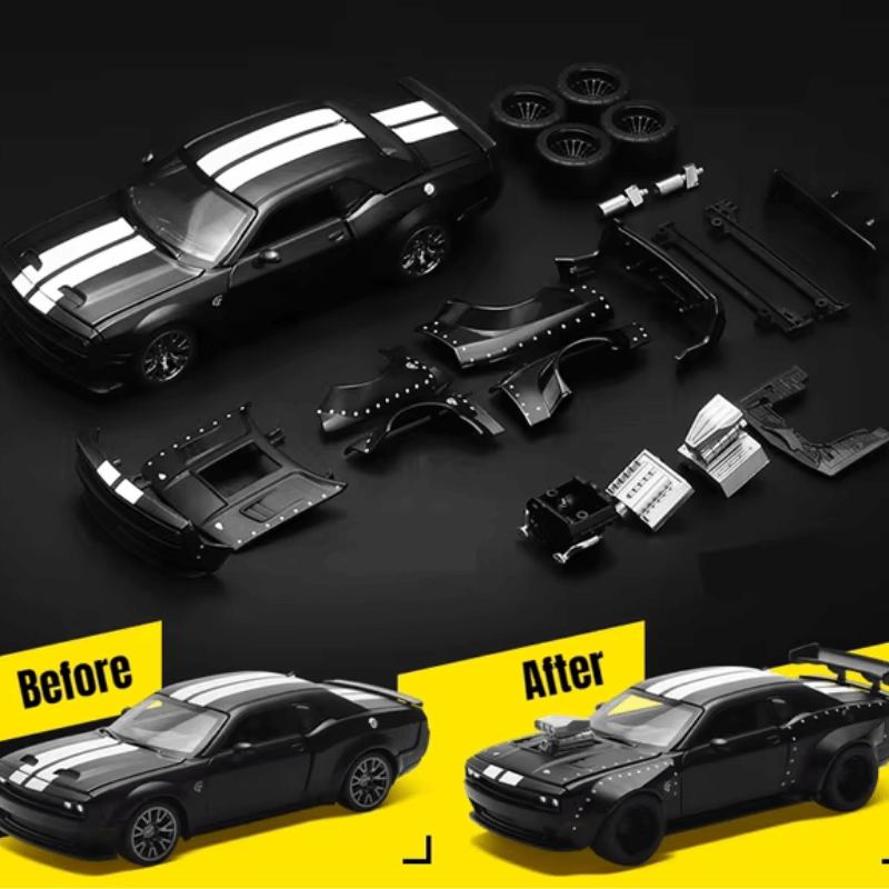 1/36 Scale Dodge Challenger SRT Die-cast Mode... | Premium Alloy | KAIKAMFUNG