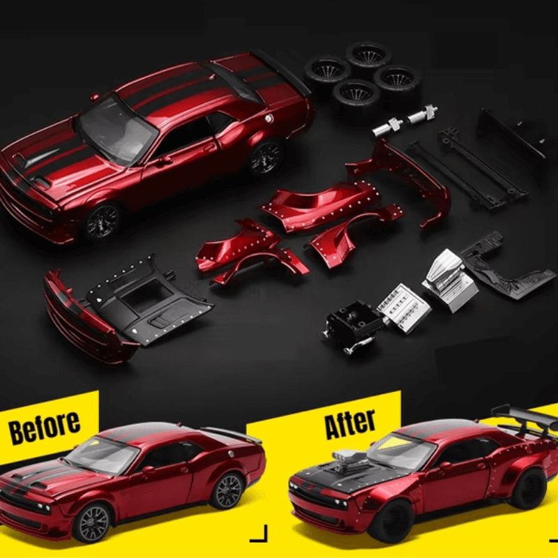 1/36 Scale Dodge Challenger SRT Die-cast Mode... | Premium Alloy | KAIKAMFUNG